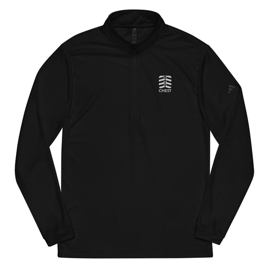 Back view of Adidas Quarter Zip Pullover - Men's