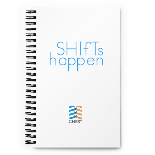 Shifts happen notebook front