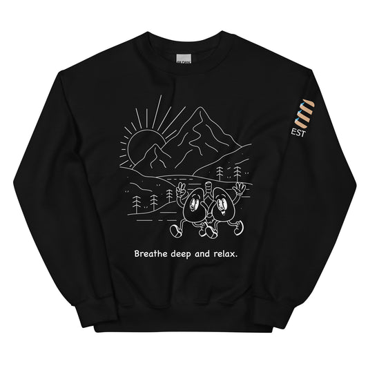 Unisex Breathe Deep Sweatshirt