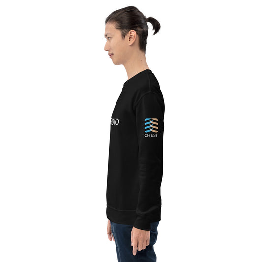 Back view of Unisex Critical Care is my Cardio Sweatshirt