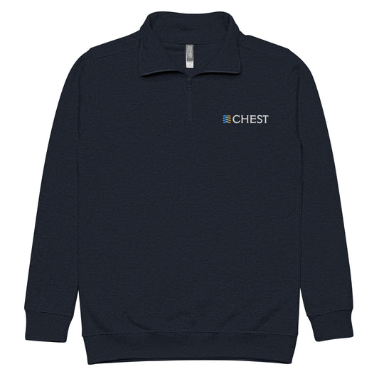 Back view of Fleece pullover - Unisex