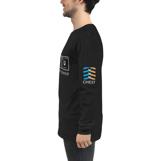 Back view of Unisex ICU Long Sleeve Tee